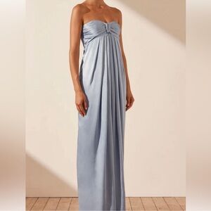 Strapless Shona Joy Dress - Powder Blue size 6 US